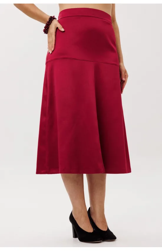 Юбка Anelli 1510 гранатовая патока»