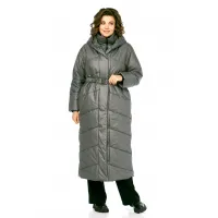 Пальто Диамант 2128 серый