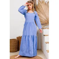 Платье Амулет 9922 голубой 164