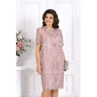 Платье Ninele 7474 Пыльная роза