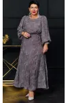 Платье Vittoria Queen 27103 меланж серый