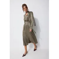 Платье Люше 4248 оливка