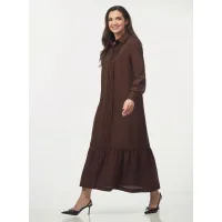 Платье Your Size 2274/170 Шоколадно-коричневый