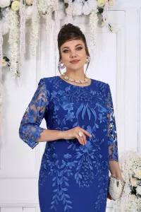Платье Ninele 6153 Васильковый