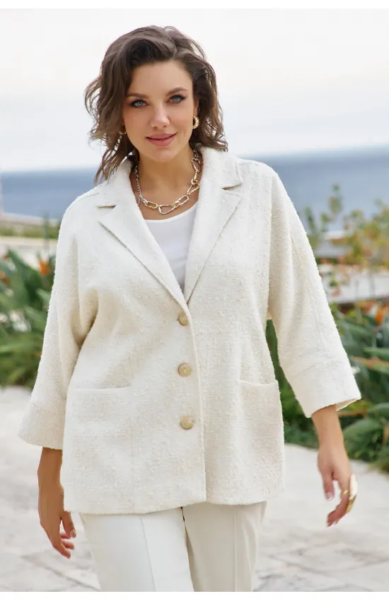 Пиджак Vittoria Queen 27923ж экрю