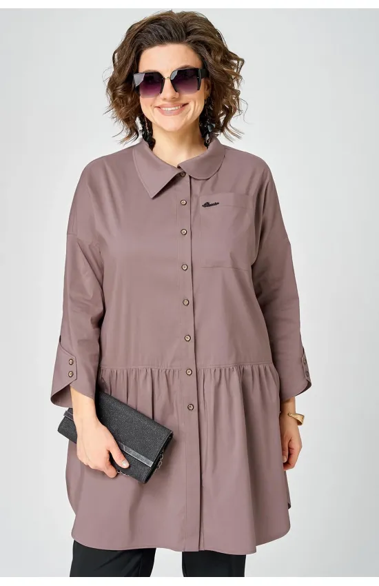 Блузка Eva Grant 7068-1 капучино