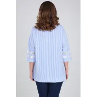 Блузка Modema 767-2 голубая полоска
