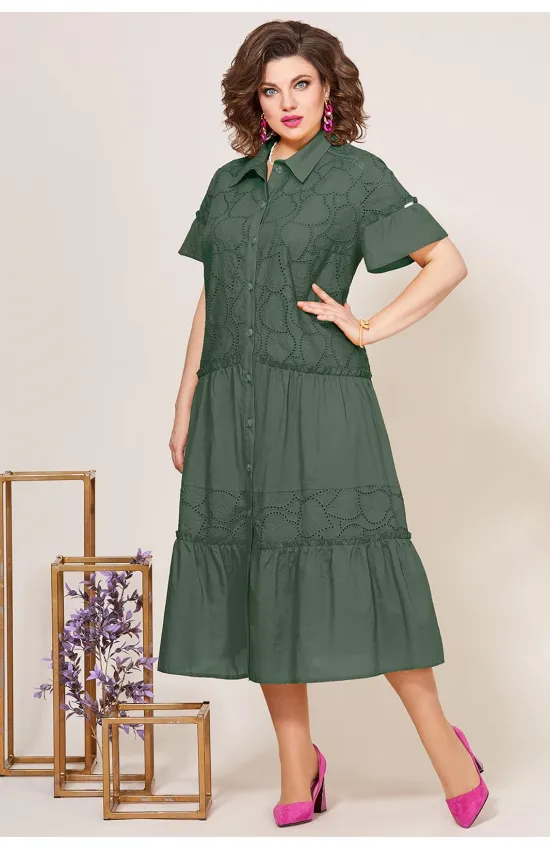 Платье Mira Fashion 5275-2 хаки
