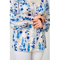 Блузка Svetlana Style 2304 голубой принт
