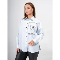 Блузка Condra Deluxe 16261 голубой