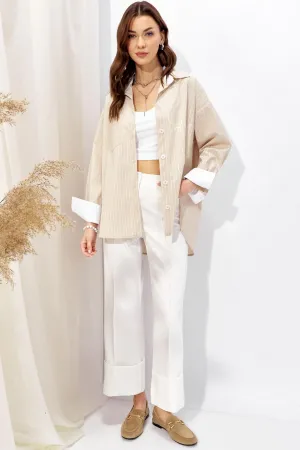 Блузка Люше 4352 бежевый