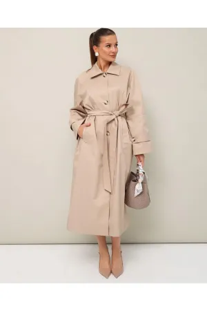 Плащ Pur Pur 11-413 Светло-бежевый