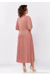 Платье Mira Fashion 5575-2 пудровый