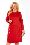 Платье Элль-Стиль 2443/1 красный Платье Элль-Стиль 2443/1 красный