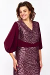 Платье Mira Fashion 5617 бордо