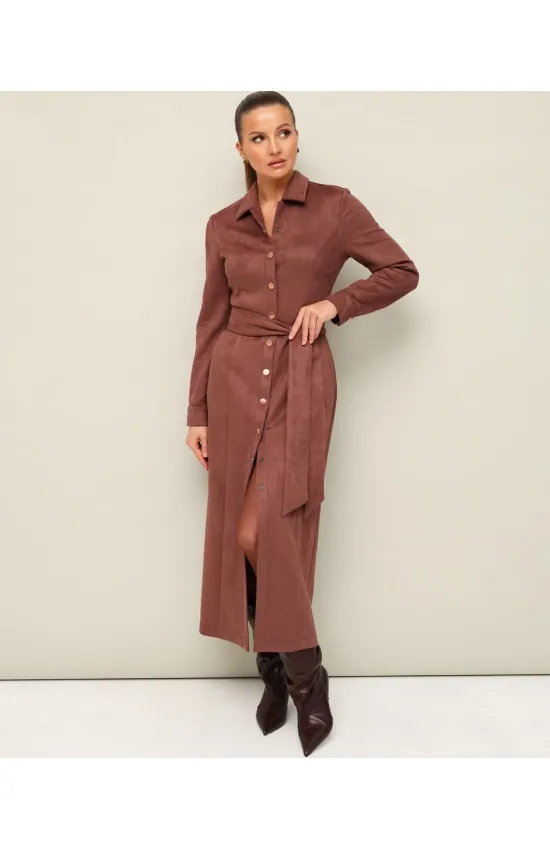 Платье Pur Pur 11-422 Коричневый