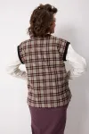 Жилет Begimoda 7019 Виноградная клетка
