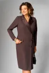 Платье Орхидея Люкс 1626 Коричневый