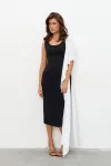 Платье Kavari 1135 черный/белый Платье Kavari 1135 черный/белый