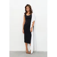 Платье Kavari 1135 черный/белый