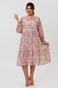 Платье Anelli 1657 пудровый сад