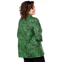 Пиджак Lady Style Classic 3061 Зеленый с черным