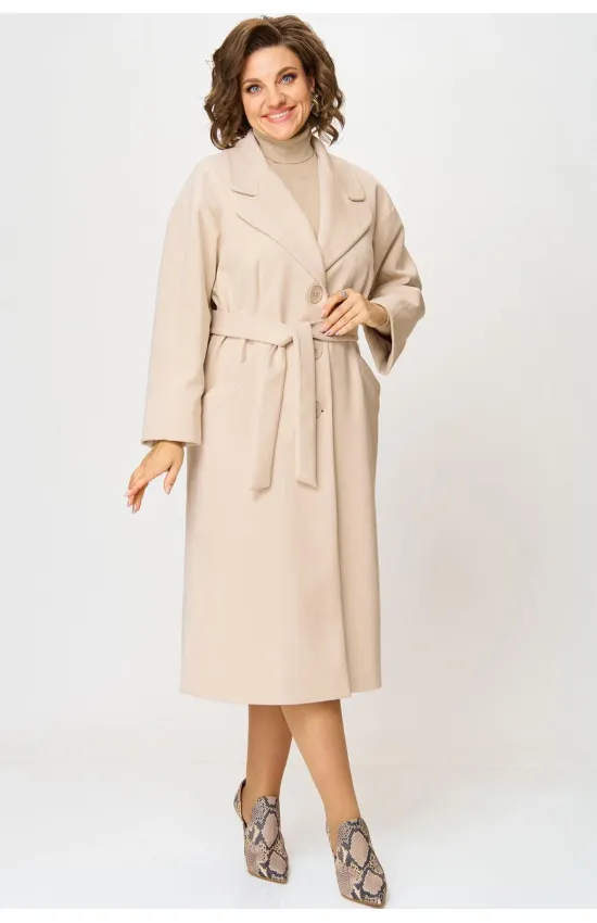 Пальто Кокетка И К 1298-2 молочный
