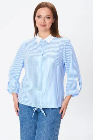 Блузка Modema 770-1 голубая полоска