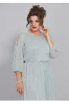 Платье Mira Fashion 5446-4 приглушенно-бирюзовый