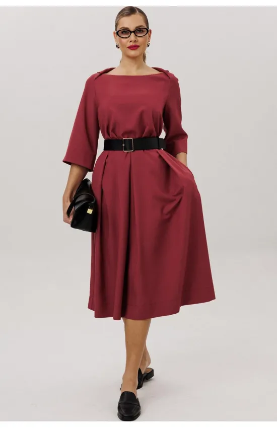 Платье Anastasia 1108.4 брусника