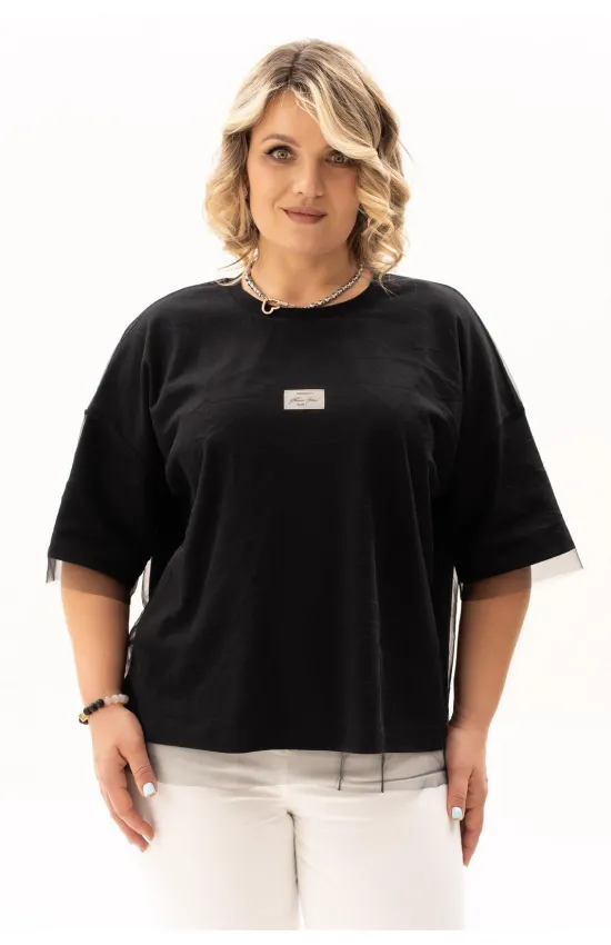 Блузка Algranda 4147-8 Черный