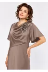 Платье Mira Fashion 5613 бежевый