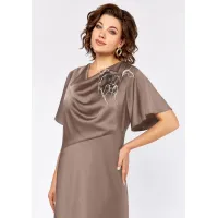 Платье Mira Fashion 5613 бежевый