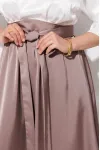 Платье Anastasia Mak 1229 жемчужный+капучино