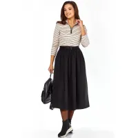 Платье Bagira 1058 бежево-черный Платье Bagira 1058 бежево-черный