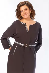 Платье Ольга Стиль С1038 леопард