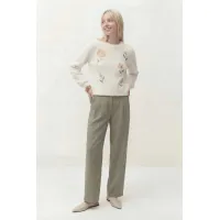 Кофта Lokka 1818 белый/ручная вышивка