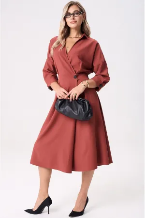 Платье Anastasia 1229.2 клюква