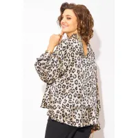 Блузка Лилиана 1489 леопард