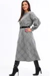 Платье Axxa 55227 серый Платье Axxa 55227 серый