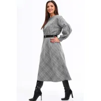 Платье Axxa 55227 серый Платье Axxa 55227 серый