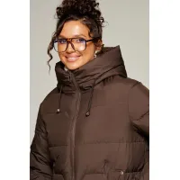 Пальто Beautiful & Free 8018 шоколад