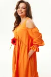Платье Mislana С937 оранжевый