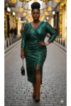 Платье Vittoria Queen 26263 изумрудный Платье Vittoria Queen 26263 изумрудный