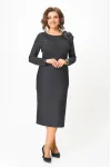 Платье Кокетка И К 1523 серый