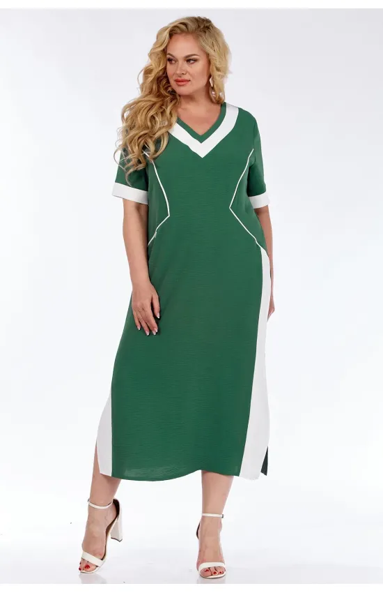 Платье Диамант 1968 зелёный