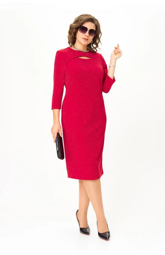 Платье Орхидея Люкс 1638 Красный