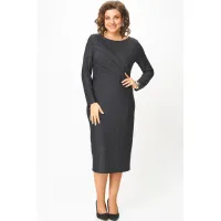 Платье Кокетка И К 1523 серый