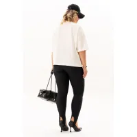 Блузка Algranda 4140-8 Черный,Молочный