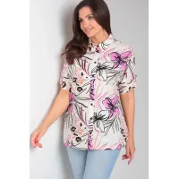 Блузка Modema 755-1 цветы